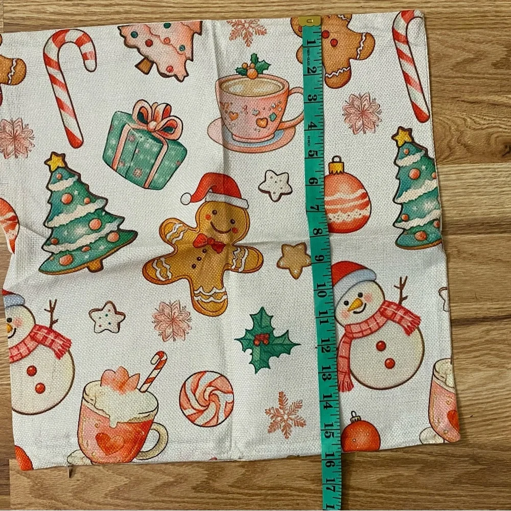 Joyful Merry & Blessed Holiday Pillow Cases NWOT